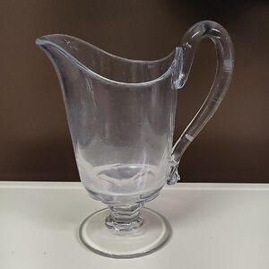 Elegant Clear Glass Pitcher